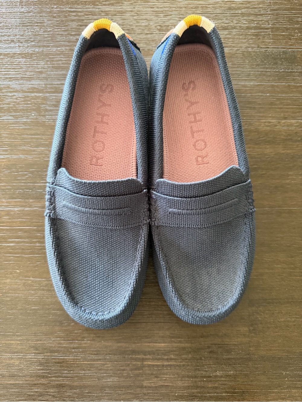 Rothy's Driving Loafers Women’s size 5-Navy